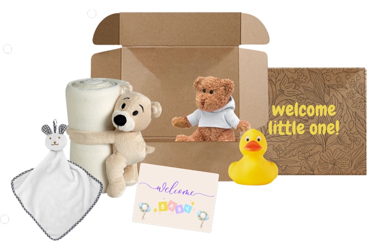 Werbebox Elternzeitbox Elite Promotions Werbemittel